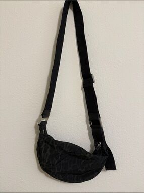 All Saints Leopard-Print Sling Belt Bag